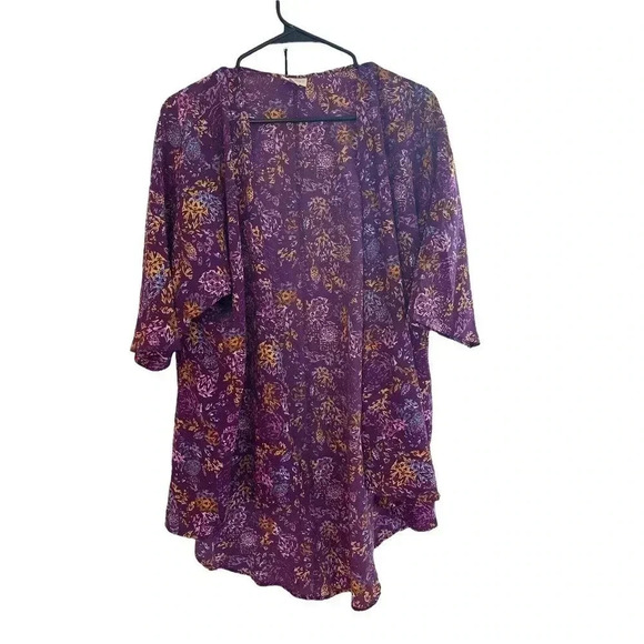 LULA ROE MULTI COLOR SIZE SMALL OPEN SHIRT - Picture 1 of 4